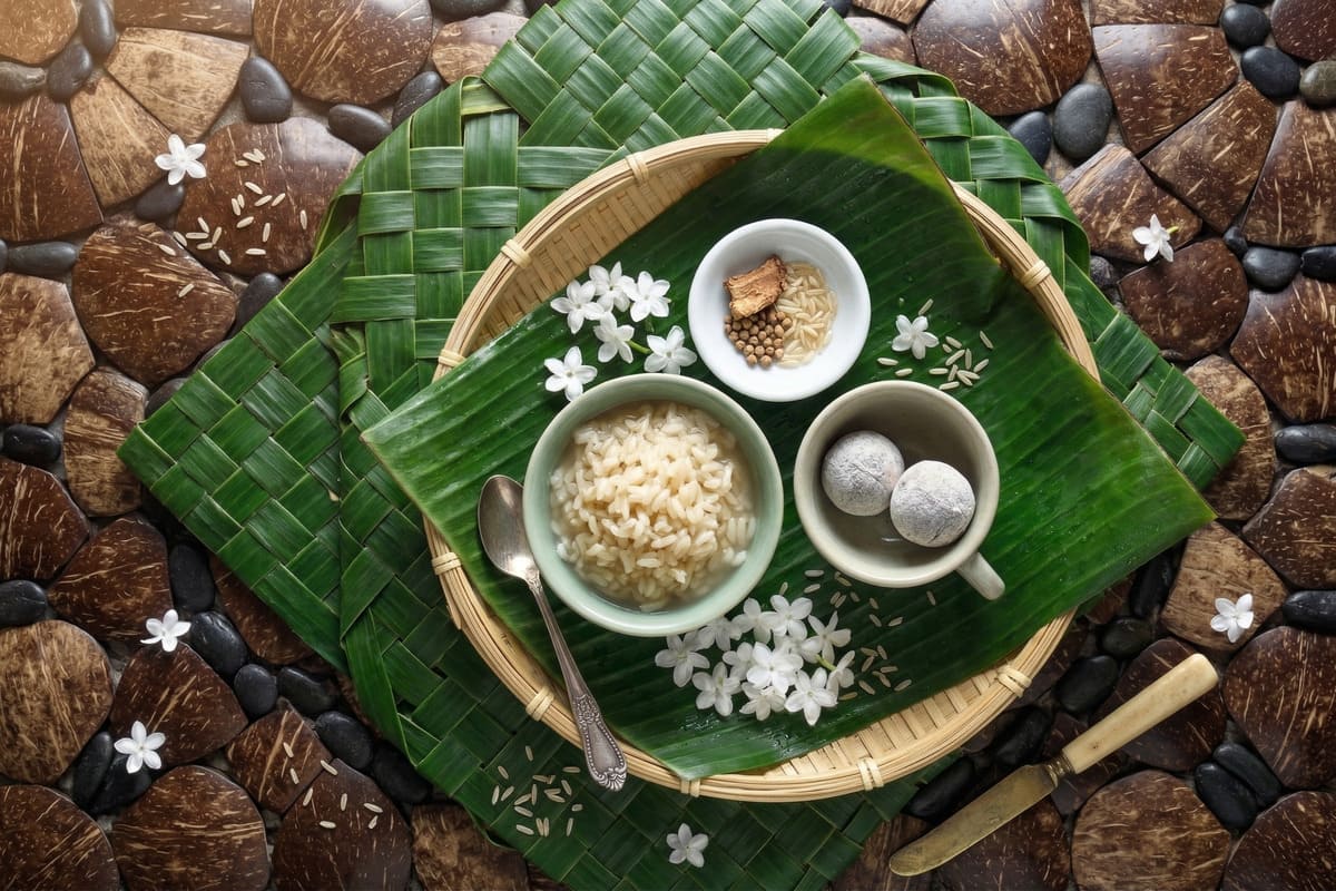 ลูกแป้งข้าวหมากตรามงกุฎ คุณภาพพรีเมียม