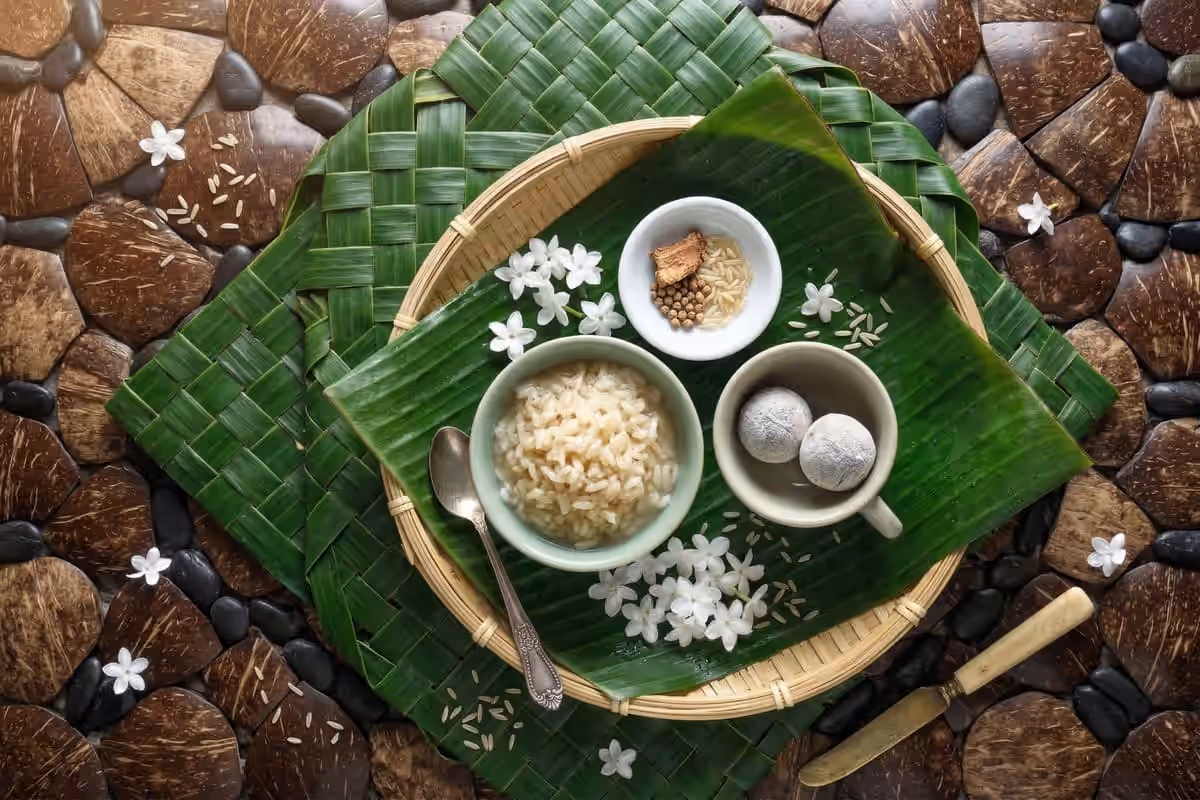 ลูกแป้งข้าวหมากตรามงกุฎ คุณภาพพรีเมียม